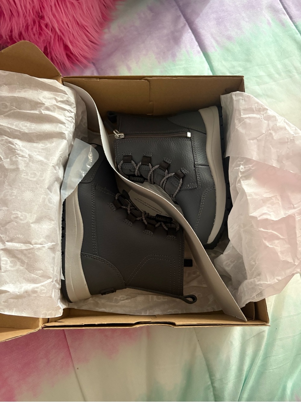 UGG Dinaly Boot in Dark Gray